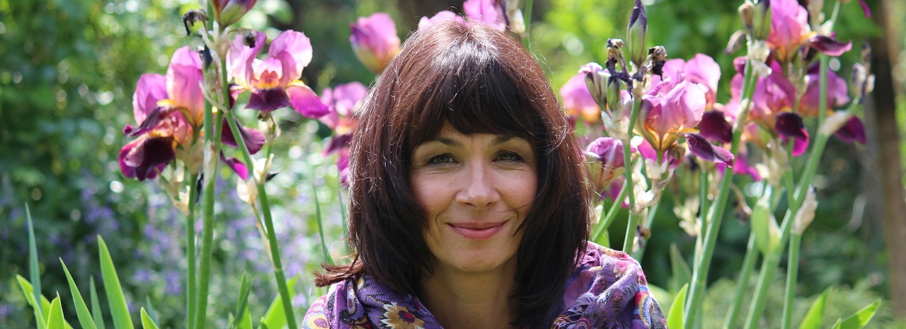 Heike In the flowers
